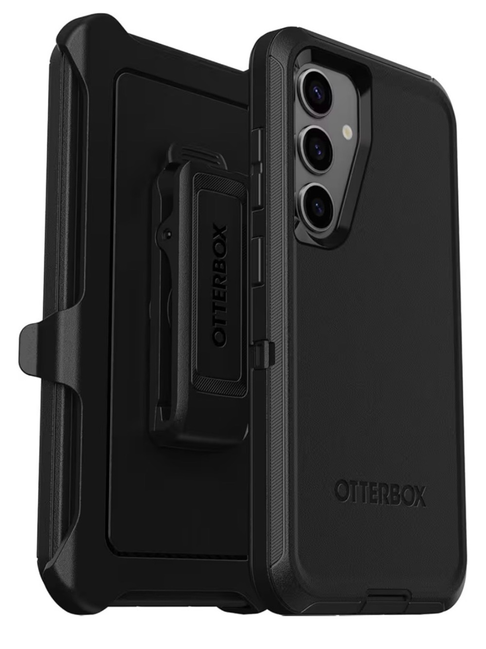 SamSung Galaxy S24 Defender Series Black Case & Clip